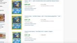 Screenshot von beendeten Auktionen zur Pokémon-Karte Seemon