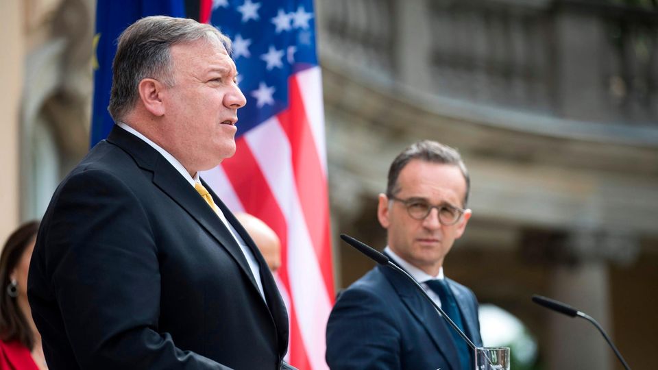 US-Außenminister Mike Pompeo (l.) und Bundesaußenminister Heiko Maas
