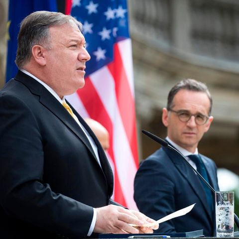 US-Außenminister Mike Pompeo (l.) und Bundesaußenminister Heiko Maas