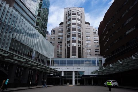 Eingangsbereich des Massachusetts General Hospital Boston
