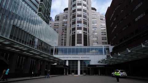 Eingangsbereich des Massachusetts General Hospital Boston