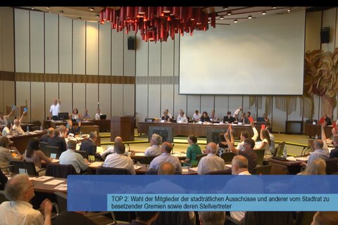 Abstimmung im Stadtrat