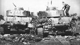 Zerstörte Panzer IV der 20. Panzerdivison