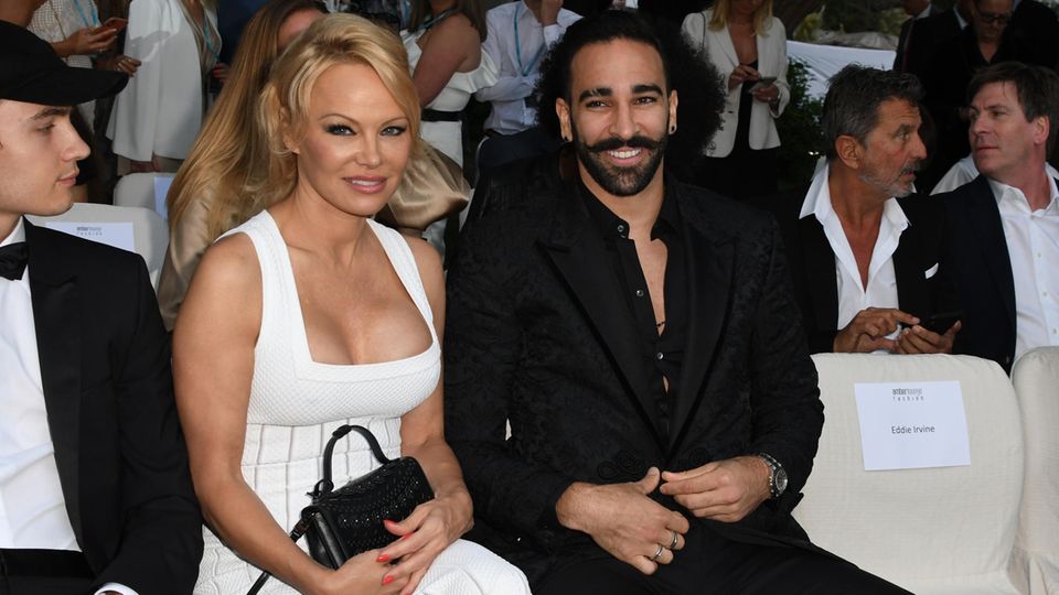 Pamela Anderson und Adil Rami