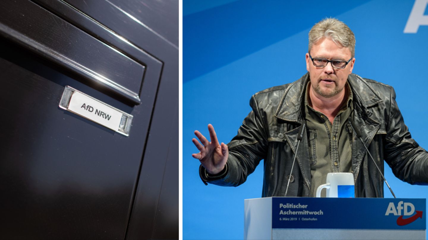 AfD-Briefkasten in Düsseldorf, Politiker Guido Reil