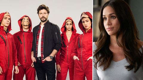 Ausschnitte aus den Serien Haus der Geldes und Suits