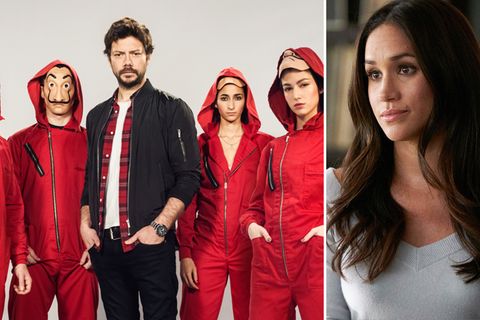 Ausschnitte aus den Serien Haus der Geldes und Suits