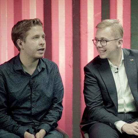 Kevin Kühnert und Philipp Amthor in der stern-Diskuthek