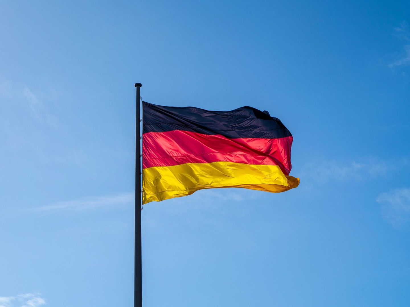 DFB Deutschland Hissfahne Schwarz Rot Gelb 