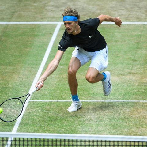 Alexander Zverev beim ATP-Turnier in Halle