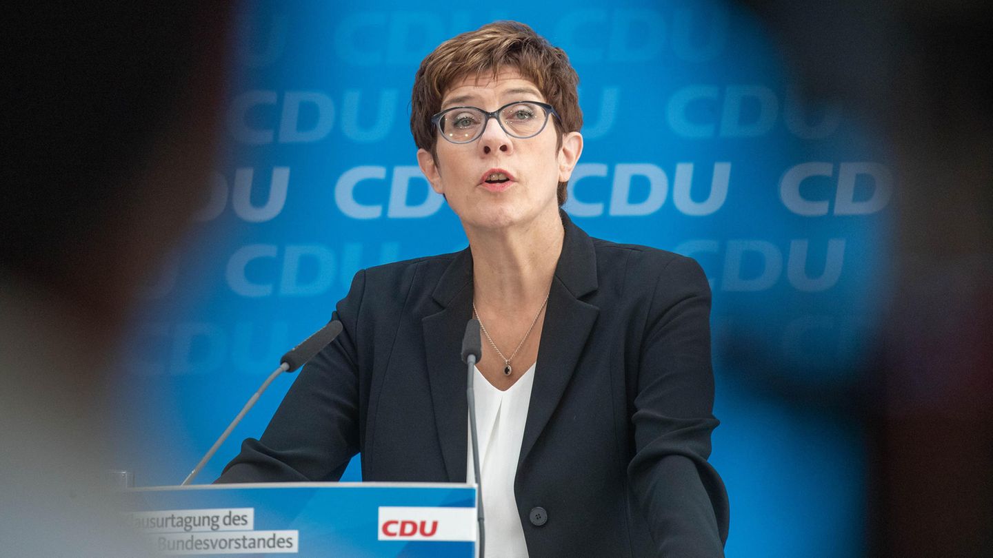 CDU-Parteichefin Annegret Kramp-Karrenbauer