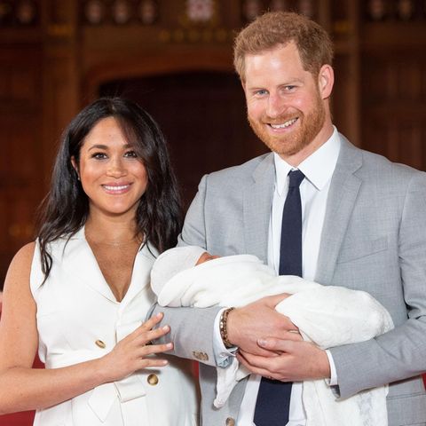 Herzogin Meghan und Prinz Harry bei der Präsentation ihres Sohnes Archie