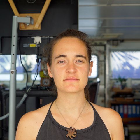 Carola Rackete an Bord ihres Rettungsschiffs