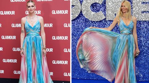 Chiara Ferragni und Claudia Schiffer