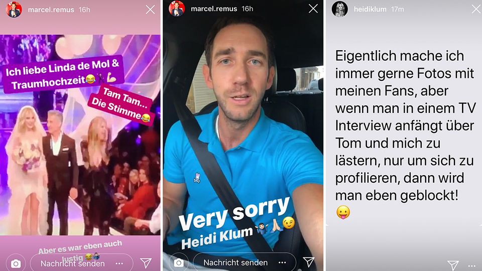 Heidi Klum blockiert Marcel Remus bei Instagram