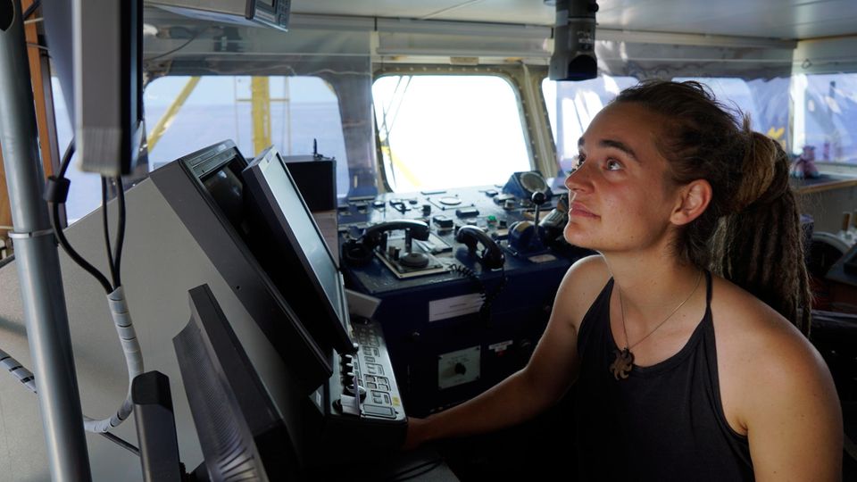 "Sea Watch3 "-Kapitänin Carola Rackete, die in Italien verhaftet wurde