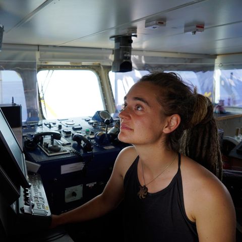 "Sea Watch3 "-Kapitänin Carola Rackete, die in Italien verhaftet wurde