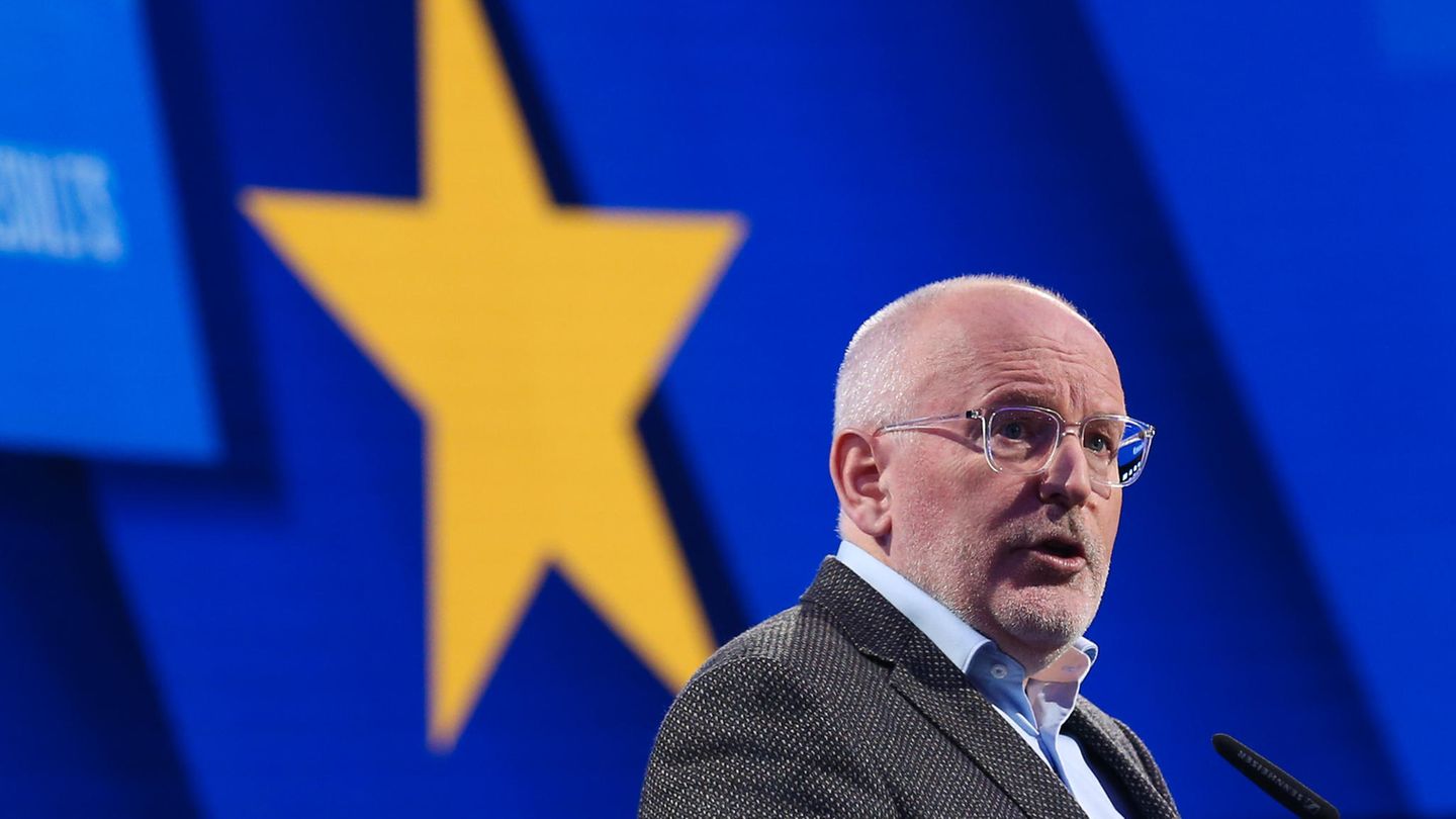 Frans Timmermans, Vorsitzender der niederländischen Arbeiterpartei (SPE) und Vizepräsident der Europäischen Kommission