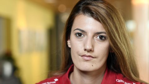 Die Schweizer Fußball-Nationalspielerin Florijana Ismaili
