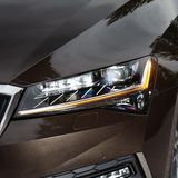 Beim Skoda Superb ist Voll-LED-Licht serienmäßig