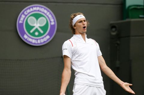 Alexander Zverev muss nach der 1. Runde in Wimbledon die Koffer packen
