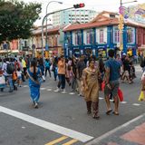 Menschen auf der Straße