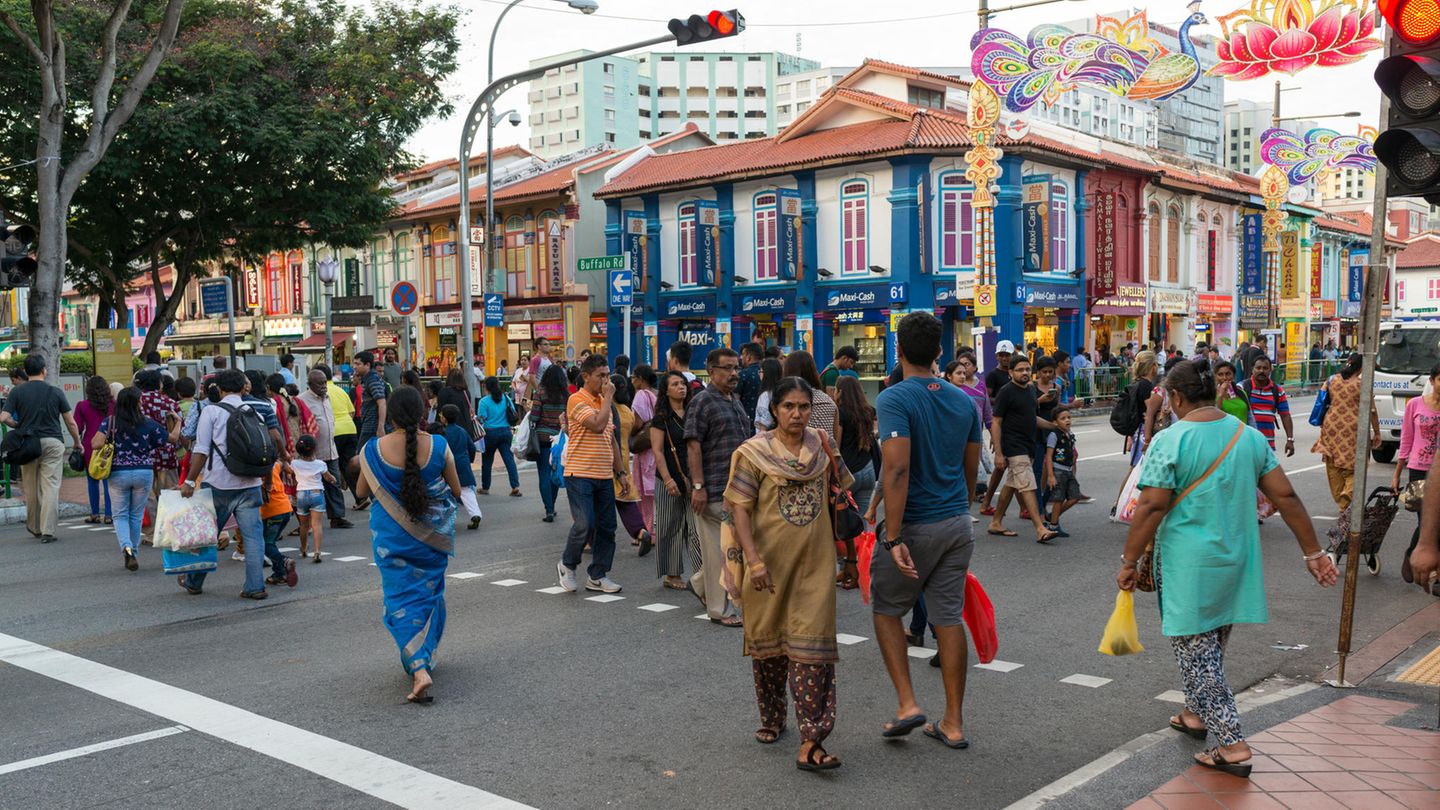 Menschen auf der Straße