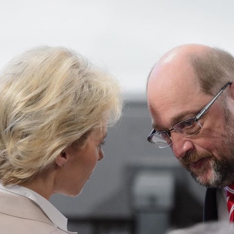 Martin Schulz von der Leyen