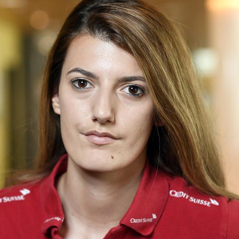 Die Schweizer Fußball-Nationalspielerin Florijana Ismaili