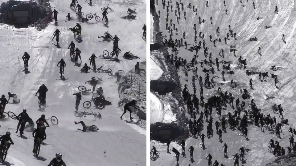 Massencrash beim "Mountain of Hell"-Rennen