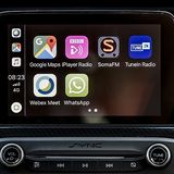 Die Einbindung des Smartphones klappt per Apple CarPlay oder Android Auto