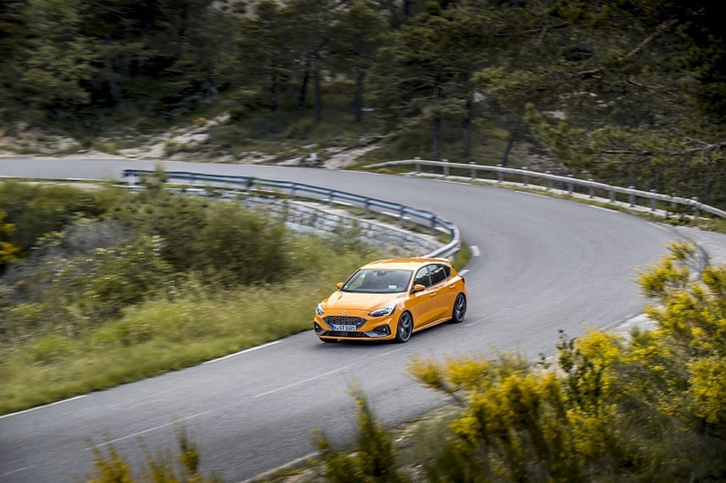 Der Ford Focus ST ist für Kurven gemacht