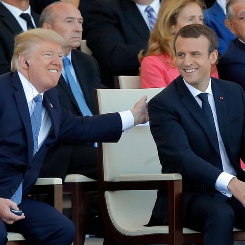 Der französische Präsident Emmanuel Macron und US-Präsident Donald Trump