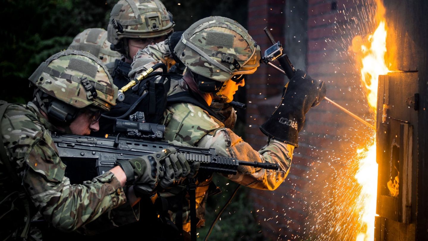 Marinesoldaten von der 3. Kommandobrigade.