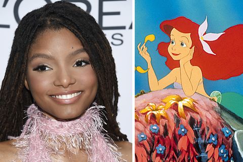 Halle Bailey und Arielle aus dem Disney-Film