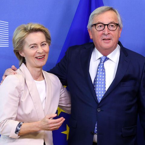 Ursula von der Leyen und ihr potenzieller Vorgänger Jean-Claude Juncker
