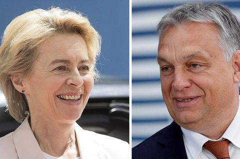 Kombo Ursula von der Leyen und Viktor Orban