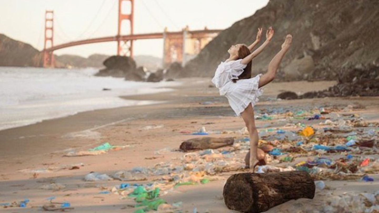 Ein wunderschöner Spot, mit Golden Gate Bridge im Hintergrund. Nur leider ist alles vermüllt.