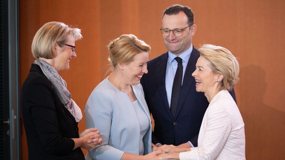Ursula von der Leyen und Franziska Giffey Ursula von der Leyen und Franziska Giffey