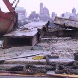 Riesige Stahlträger zeugen von der Konstruktion des WTC