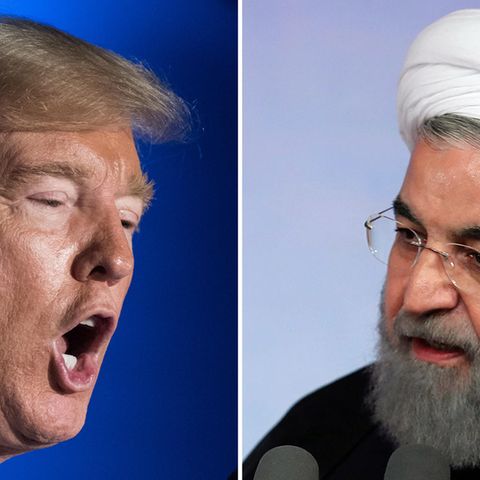 US-Präsident Donald Trump und Irans Präsident Hassan Ruhani