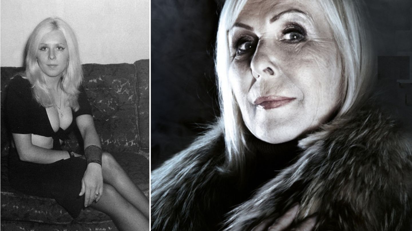 Das linke Foto zeigt Linda Calvey in der Blüte ihrer Jahre. Sie verschickte es gern als Postkarte an ihre Fans
