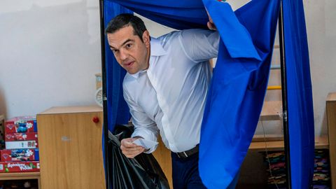 Alexis Tsipras muss nach vier Jahren an der Macht wohl wieder abtreten