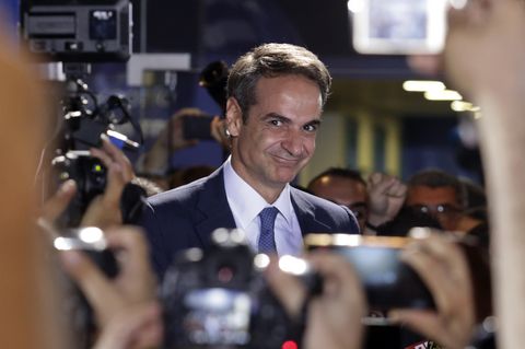 Kyriakos Mitsotakis, Präsident der konservativen Partei Nea Dimokratia (ND)
