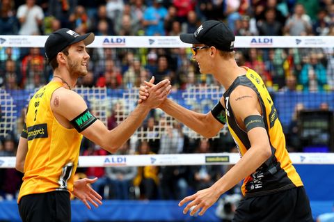 Sie sind das Beste, was der deutsche Beachvolleyball derzeit zu bieten hat: Clemens Wickler (l.) und Julius Thole.