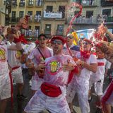 Stierhatz in Pamplona