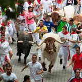 Stierhatz in Pamplona