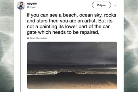 Optische Täuschung auf Twitter und Reddit: Ist das ein Strand oder ein Garagentor?