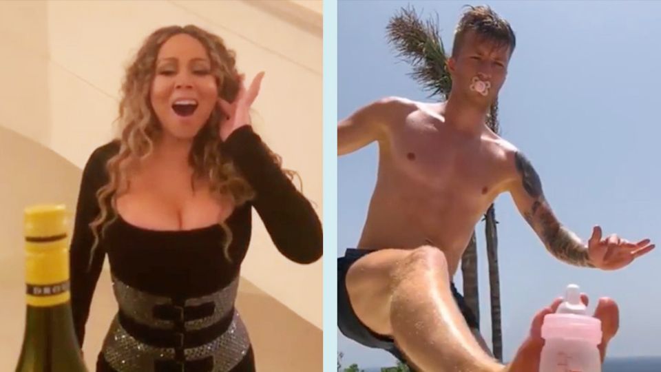 Mariah Carey und Marco Reus bringen die "Bottle Cap CHallenge" auf eine neue Ebene