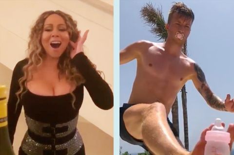 Mariah Carey und Marco Reus bringen die "Bottle Cap CHallenge" auf eine neue Ebene